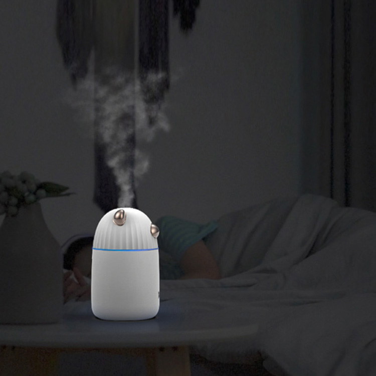  Mist On Bedroom USB Charging Two Spray Modes 7 Colors Lighting USB Charging Mini Mist Humidifier  