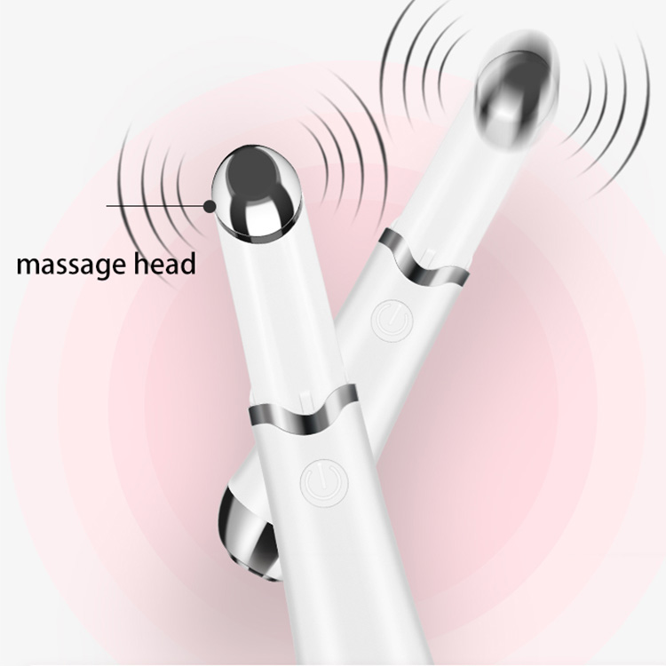  Anti-wrinkle Handheld Acupressure Vibrator Galvanic Hot And Cold Beauty Eye Massager   