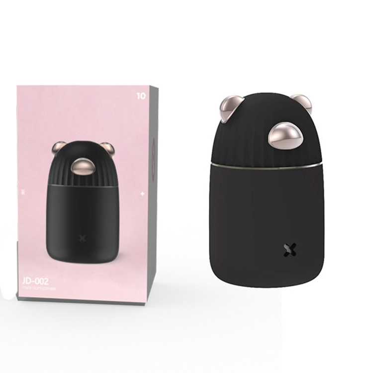  ホット販売カスタムロゴギフトボックス噴霧USB充電LEDカラフルな光超音波空気ミニ加湿器  