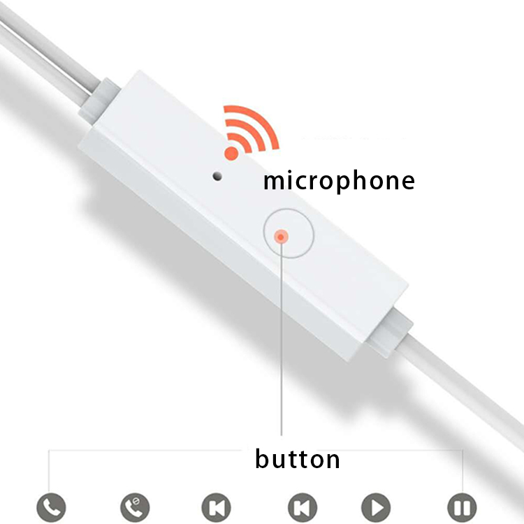 Écouteurs Écouteurs avec microphone, écouteurs à isolation sonore, s'adaptent à toutes les interfaces 3,5 mm pour iPad, iPod, lecteurs MP3, smartphones Android et iOS  