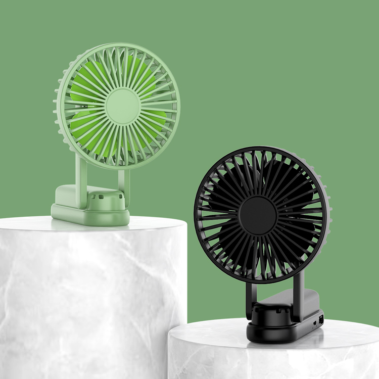 Desktop Air Cooling Fan Portable Handheld Pocket USB Electric Plastic Fan with 3 Wind Modes