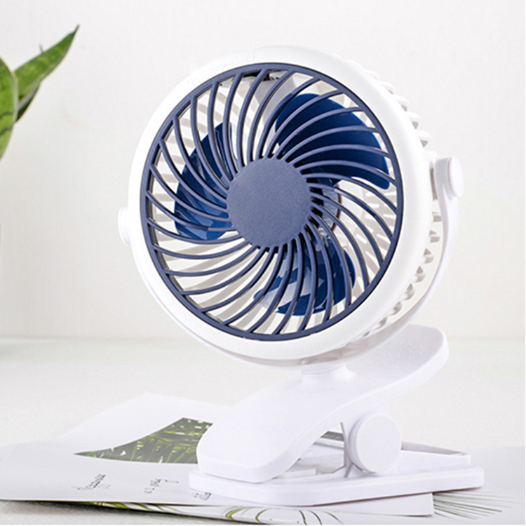 Computer USB Handy Portable Battery Operated Mini Table Fan With Clip 