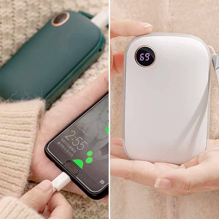 USB Charging Portable Rechargeable Battery Large Capacity Reusable Electric Small Hot Hands Hand Warmer