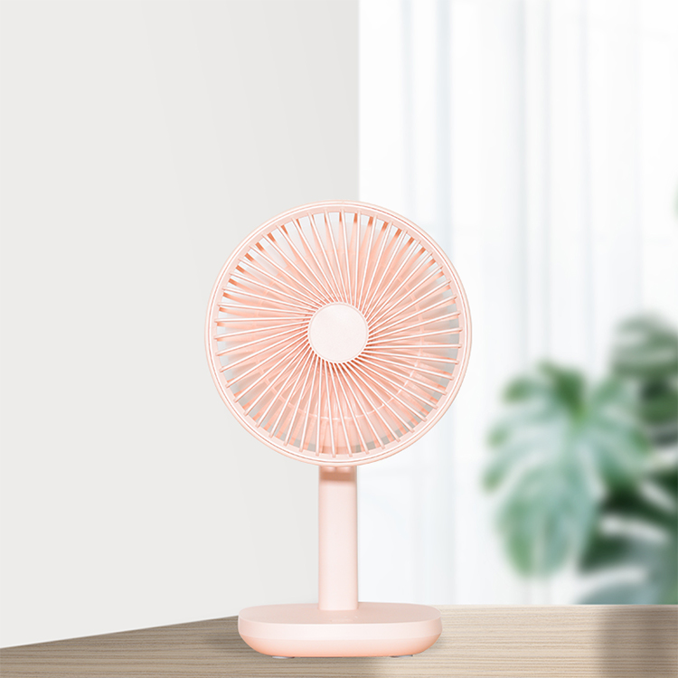 Factory Directly Sale Three Winds Adjustable Rechargeable Battery Operated Small USB Table Fan      