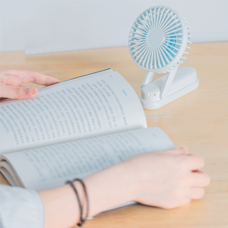 Summer Cooling Custom Logo Foldable Design Cordless Small Personal 3 Speeds Adjust Handheld Mini USB Charging Rechargeable Fan   