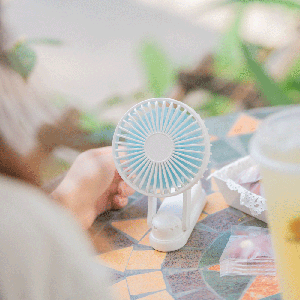 Custom Suitable To Lady Rotating Rechargeable Portable Sale Online Handheld USB Fan 